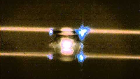 Third harmonic type nonlinear interactions in a fused silica microtoroid