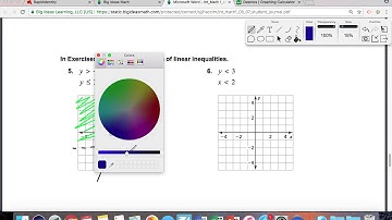 5.7 Systems of Linear Inequalities