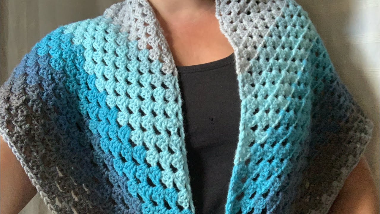 Tuto chale maille GRANNY