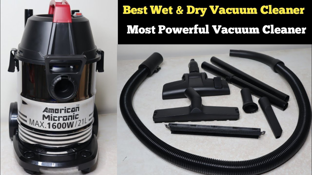 American Micronic Wet And Dry Vacuum Cleaner Clean and Powerful