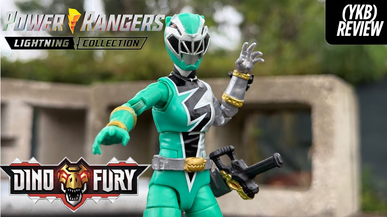 Power Rangers Lightning Collection Dino Fury Green Ranger – Great or Missed Morph? (YKB) Review 