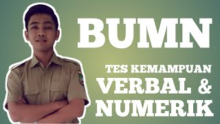 [ASLI] Tes Kemampuan VERBAL & NUMERIK Tes BUMN