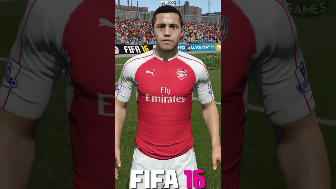 Alexis Sanchez FIFA evolution (10-24) #shorts #eafc24 #fc24 #fifa #sanchez #inter #arsenal