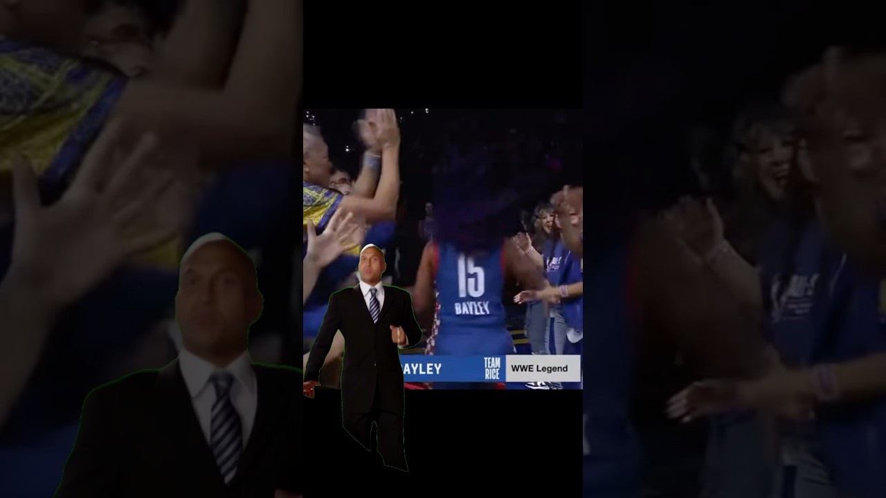 The Role Model BAYLEY IN THE NBA ALL-STAR CELEBRITY GAME 🏀⛹️‍♀️