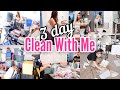 3 DAY CLEAN WITH ME // DECLUTTER ORGANIZE AND CLEANING MOTIVATION // ORGANIZING THE GARAGE // +MORE