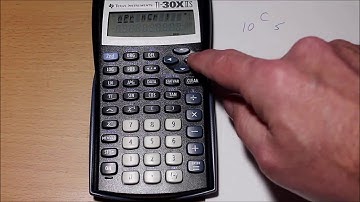 How To Calculate Combinations And Permutations On A TI-30XIIS