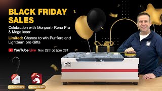 The Laser Channel Live Stream- Monport Reno Co2 Laser + Give Aways!