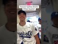 SHOHEI OHTANI ATTEMPTS TO LEARN SPANISH AT SPRING TRAINING 😂 (via @dodgers)