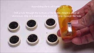6 Cell Aluminium/Air Salt Water Battery