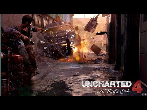 UNCHARTED 4 Remastered - Amazing Chase Screen | RTX 3070 | @sidbrowngaming