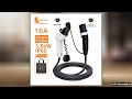 feyree EV Charger GBT Female Car side to type2 Male Plug 16A 35KW 32A 7KW Charging Cable 5m 11KW