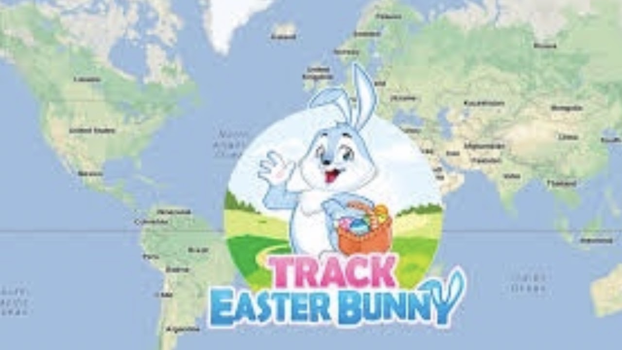 Easter bunny tracker live 2023 both trackers final stretch! YouTube