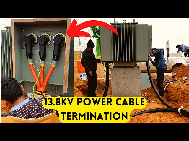 Cable Termination In Panel | Terminate Medium Voltage Cable | Underground Cable Termination class=