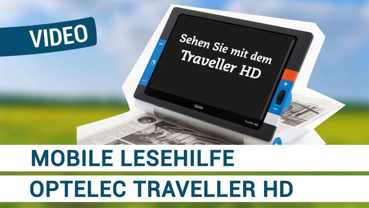 Optelec Traveller HD - Extra große mobile Lesehilfe