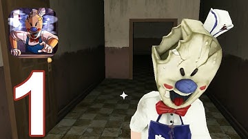 Ice Scream 4 Sponge Granny Ice Mod Horro Game - Gameplay Walkthrough Part 1 (Android,iOS)