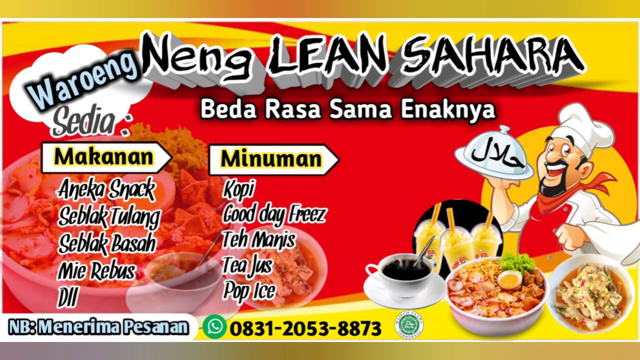 Desain Spanduk Warung Seblak contoh gambar banner