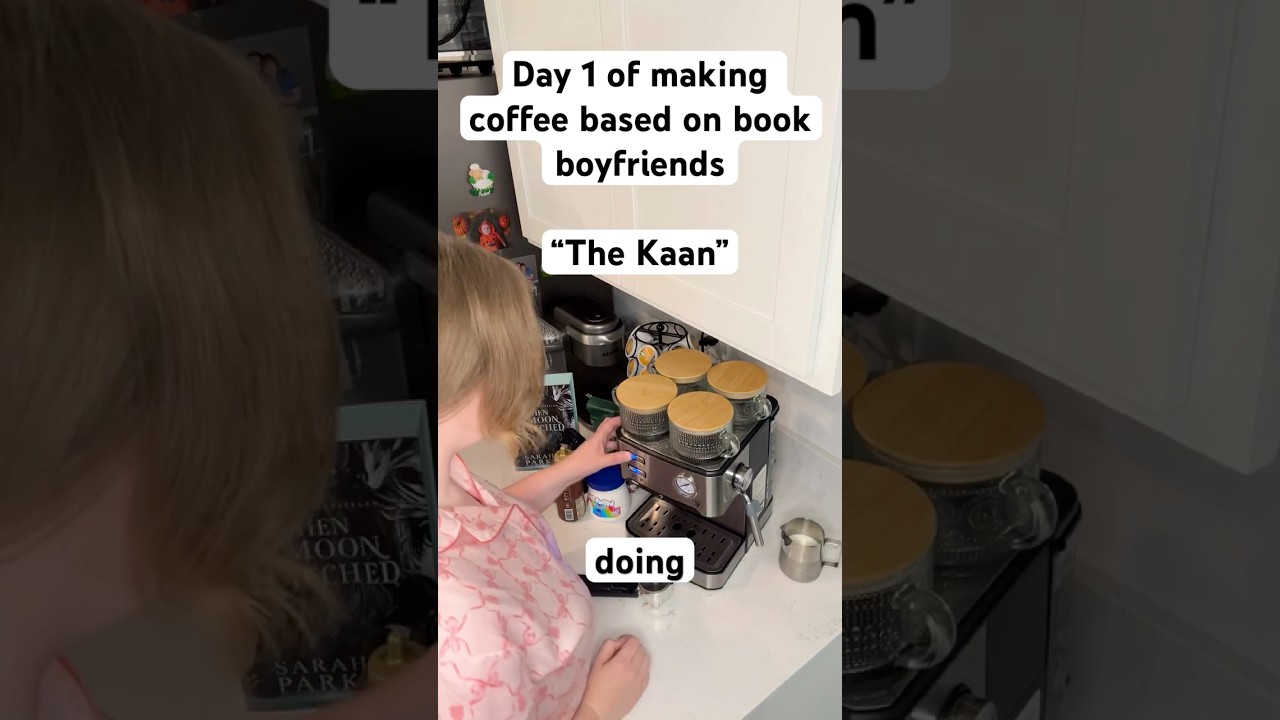 Day 1 of making coffees based on book boyfriends! The Kaan Vaegor Latte