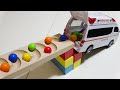 Marble Run Race ☆ HABA Slope & Fire Vehicle / Police Vehicle Siren Sound # 43