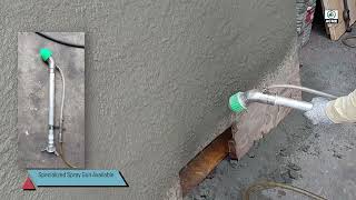 Mortarmaster Cm40V Plastering Trial With E-Mix Easi Render Eco