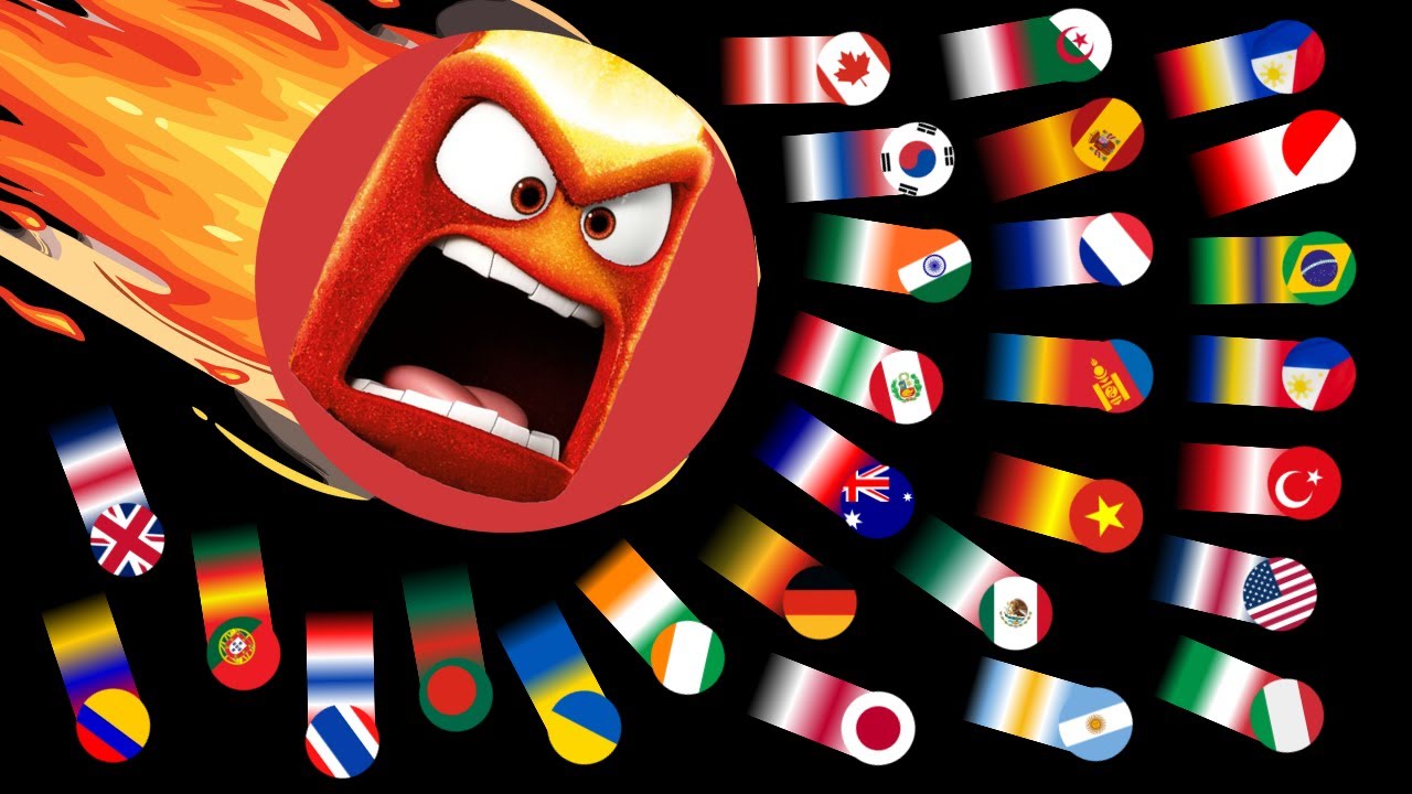 100 Countries VS Angry Ball Marble Race