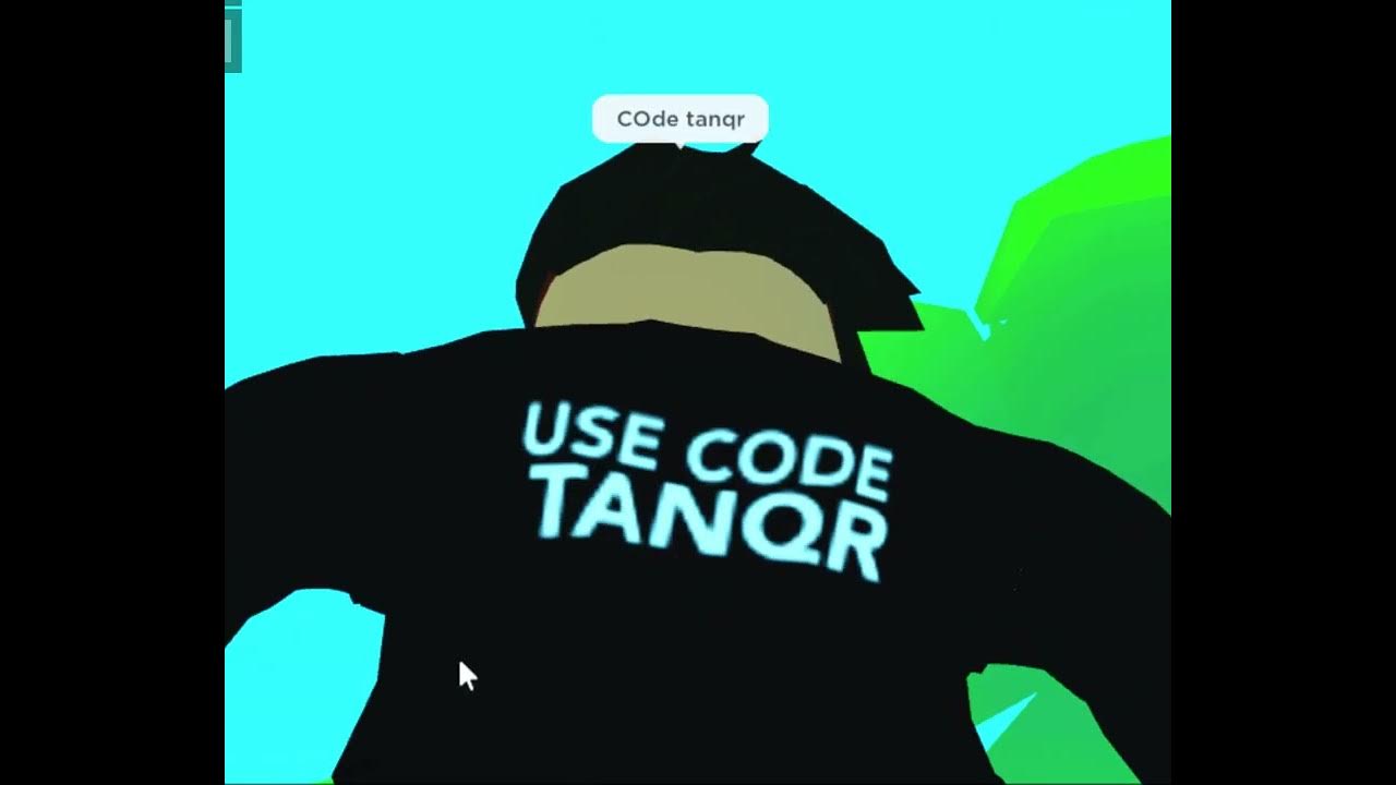 Use Code Tanqr in Roblox YouTube