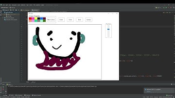 PAINT PROGRAM in PYTHON (Tkinter) | Troy Codes