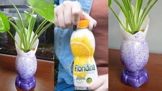 Cara Membuat Pot Botol Plastik Bekas Floridina [How to make plastic pot by waste bottle]