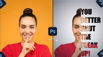 Half Face Text Portrait effect |  Photoshop Tutorial  | TEXT PORTRAIT EFFECT