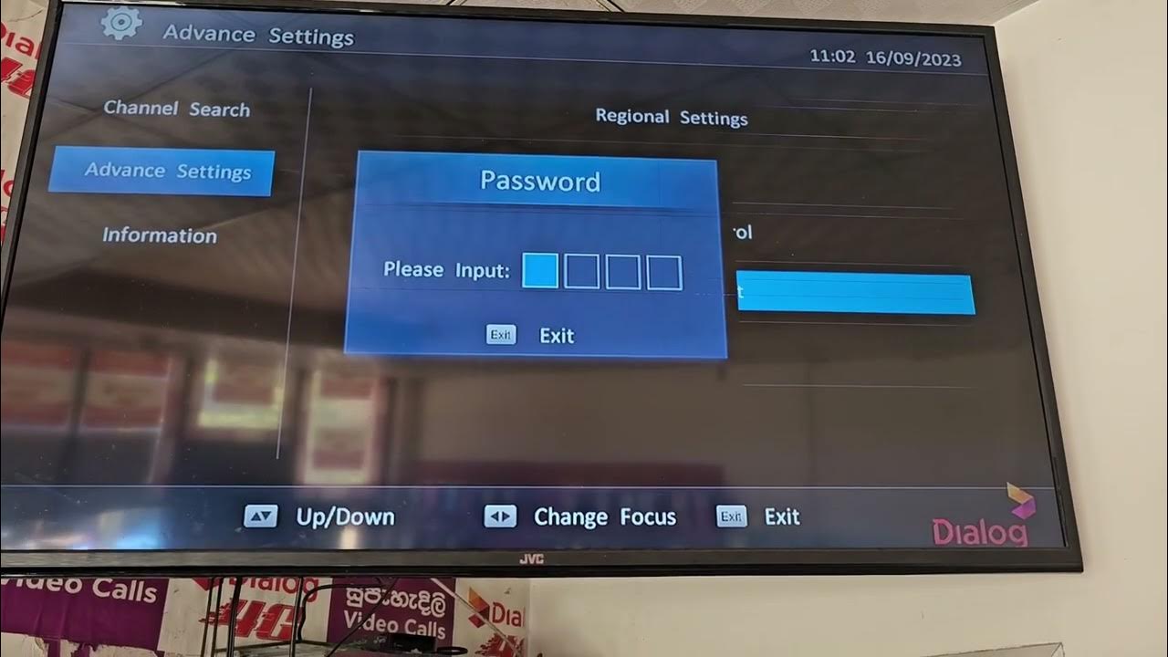 DIALOG TV FACTORY RESET YouTube
