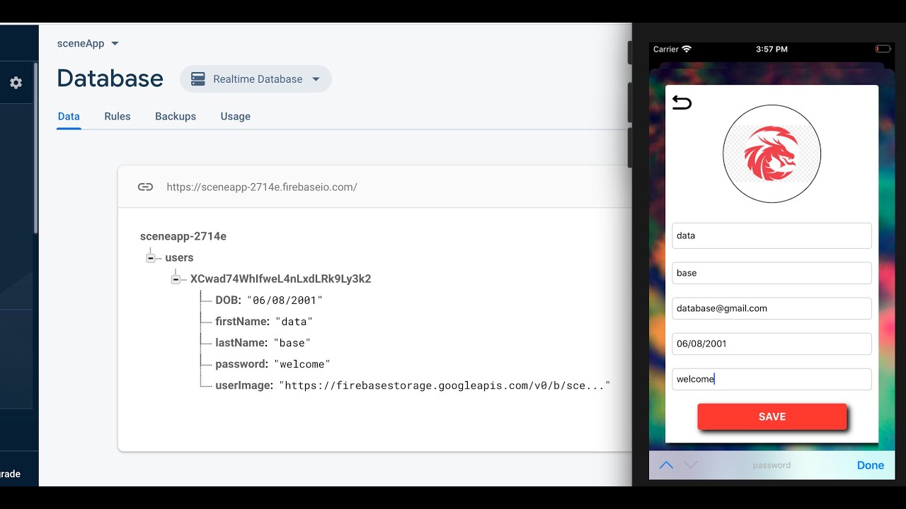 Swift 5.1 , Xcode 11, Firebase Storage and database - YouTube