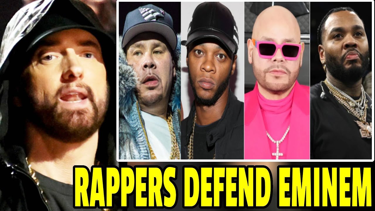 RAPPERS DEFEND EMINEM! "MELLE MEL IS WRONG!"