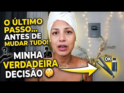 CANCEI DA CHAPINHA? 🤯 Um papo sincero sobre o rumo do meu cabelo! Bate-papo e finalização