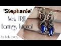 Wire Wrap Earrings Tutorial 'Stephanie' by Kelly Jones Jewellery.