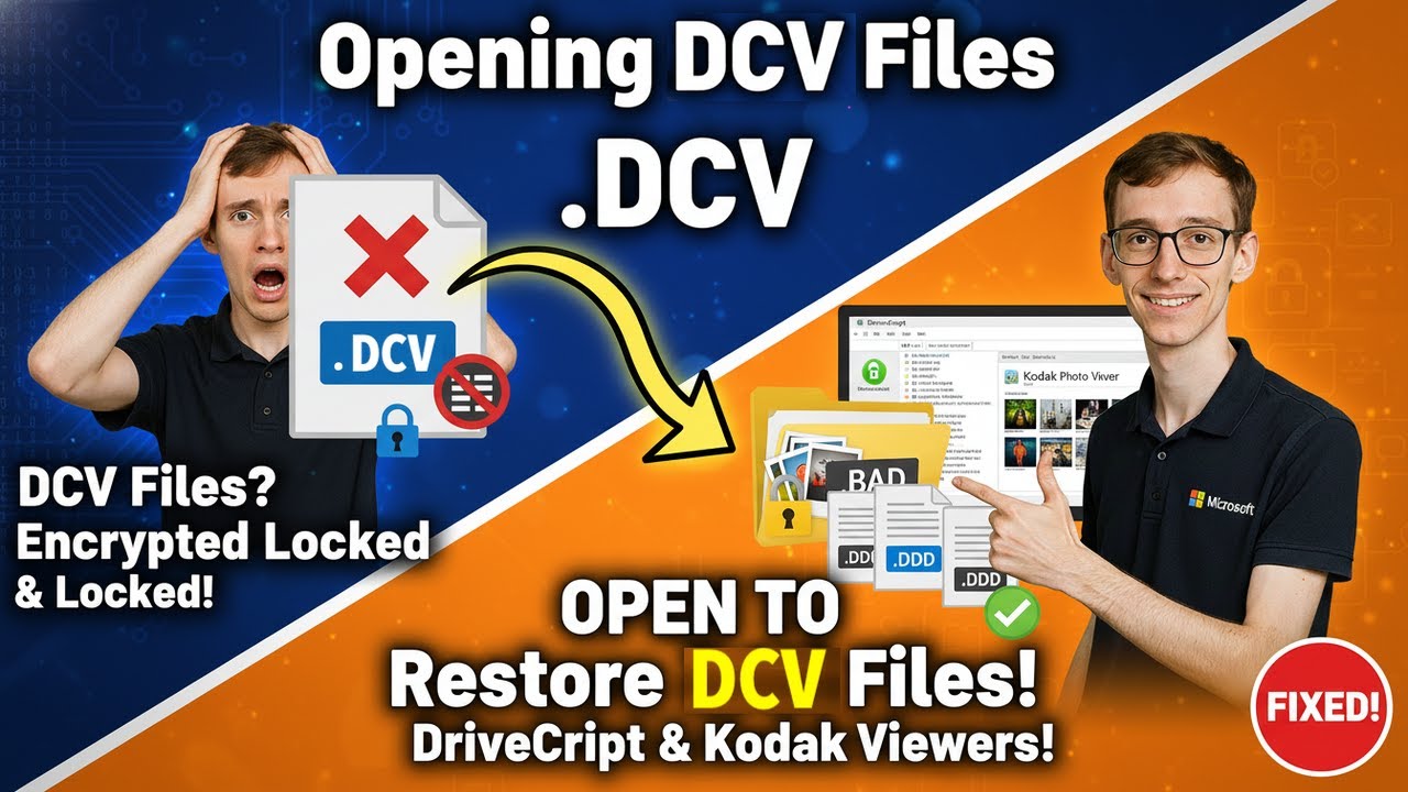 Opening DCV Files: DriveCrypt & Kodak - YouTube