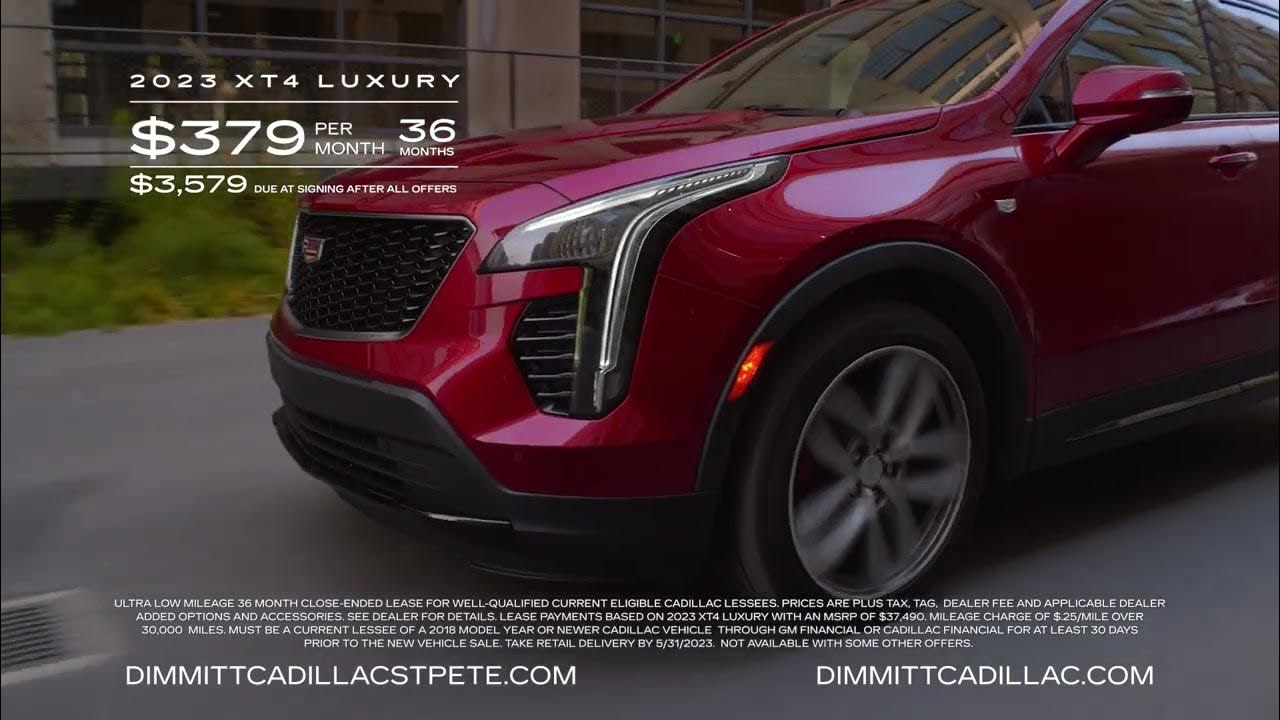 XT4 Lease for 379 Per Month Dimmitt Cadillac YouTube