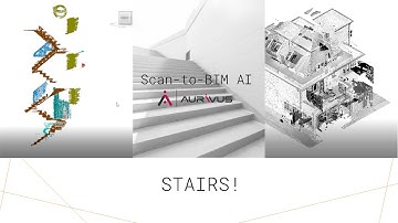 Stairway point cloud Revit BIM AI