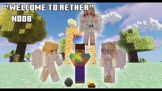Welcome to aether noob 💀 #minecraft #memes