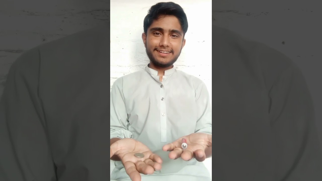 Spinning Coin By Battery And Lemon 