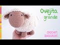 Oveja GRANDE grande tejida a crochet (amigurumi + punto ovejita)  🧶/ Tejiendo Perú