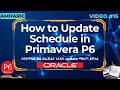 How to Update Progress in Primavera P6 | Amharic Tutorial