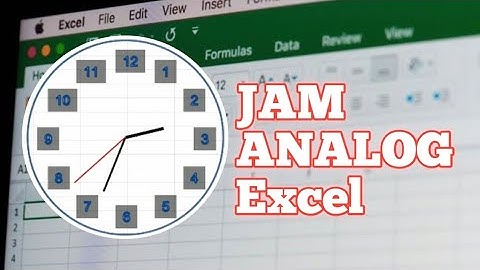 Unik!! Membuat Jam Analog di Excel VBA