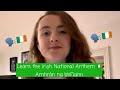 Learn the IRISH NATIONAL ANTHEM with me 🇮🇪 Amhrán na bhFiann