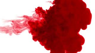 Background Video red color bubble in water and move in slow motion