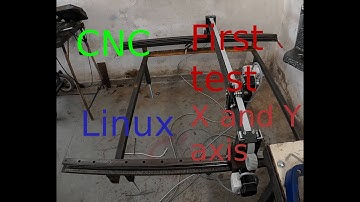 DIY: homemade CNC table for plasma Cutter, LinuxCNC,  testing all axis, first homing, part 4.