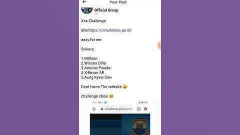 Xss Challenge with solution