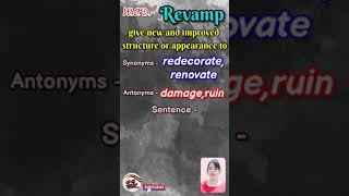 Word Of The Day Revamp Meaning Synonyms Antonyms Sentencesenglish Vocabulary