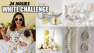 I Used Only WHITE Things For 24 Hours Challenge  Garima's Good Life