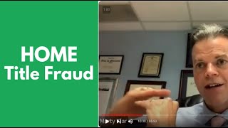 Title Fraud How to Protect Yourself Interview w/ property Appraiser