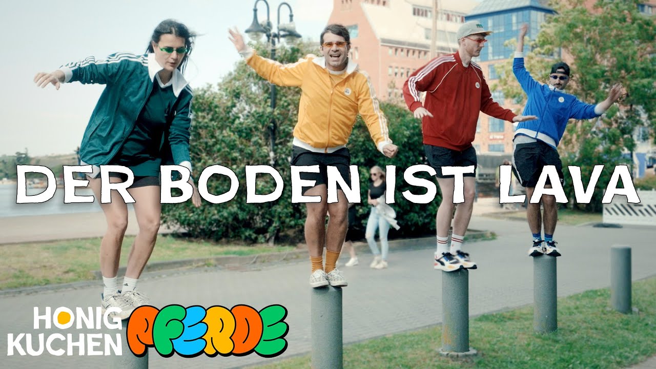 Honigkuchenpferde – «Der Boden ist Lava» (Offizielles Musikvideo) | Popmusik für die ganze Familie