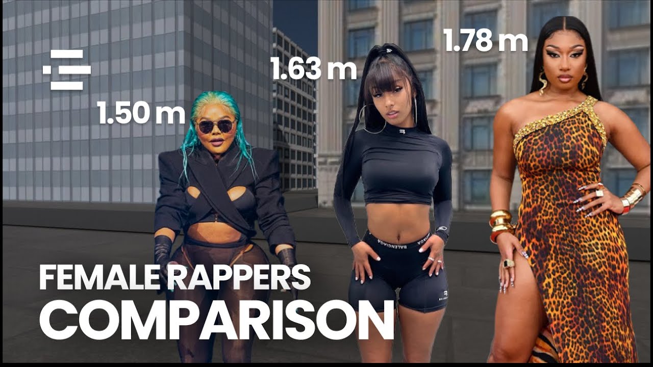 How Tall Is Latto? Rapper’s Height And Style Breakdown Female Rappers by Height (3D Comparison) - YouTube